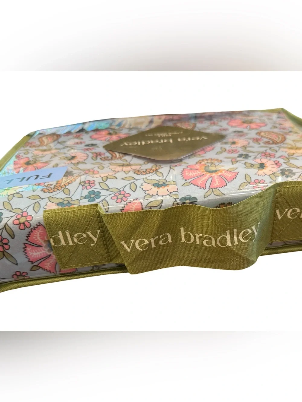 Vera Bradley NWT Sheets 6 Piece Full Set - Pretty Pink & Green Painted Paisley